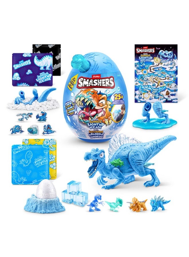 SMASHERS Smasher Dino Ice Age Light Up Mega Egg (S1) - Image 3
