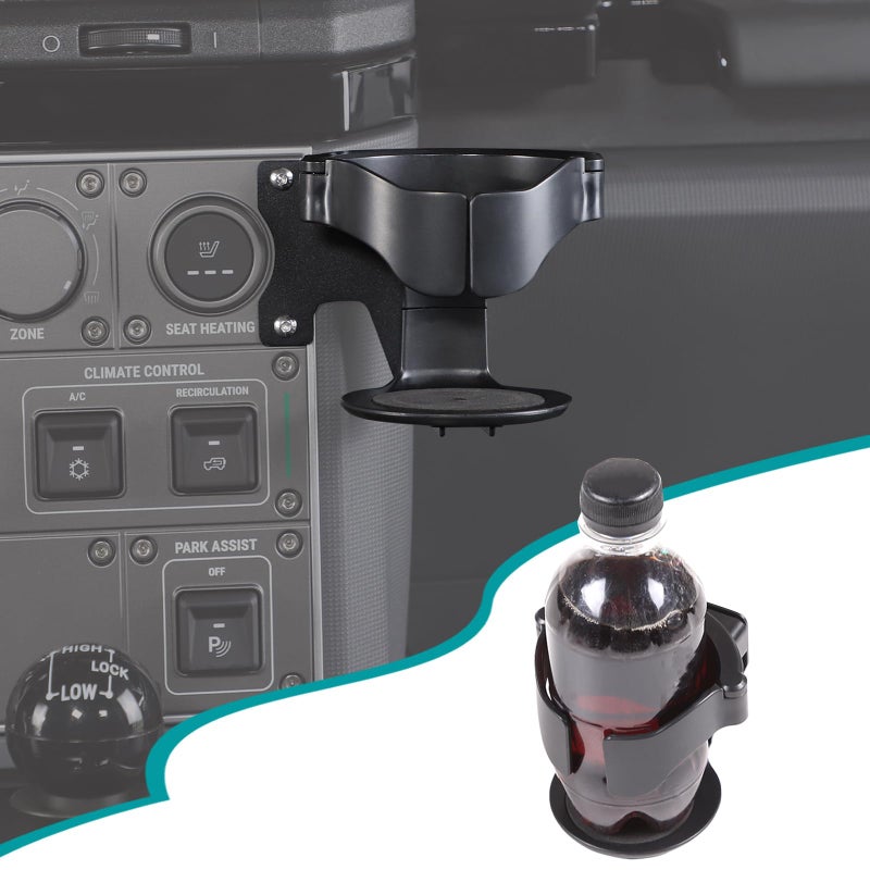 Hudiriy Car Water Cup Holder on The Right Side of The Center Console Compatible with Ineos Grenadier 20202024CoPilot Center Console Water Cup Storage Holder