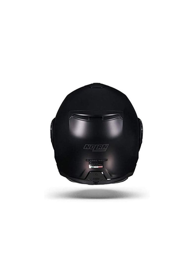 Nolan - Nolan N100-5 Classic 010 N-Com Flat Black Motorcycle Helmet XL - Image 1
