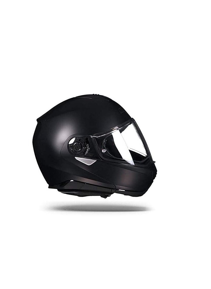 Nolan - Nolan N100-5 Classic 010 N-Com Flat Black Motorcycle Helmet XL - Image 1