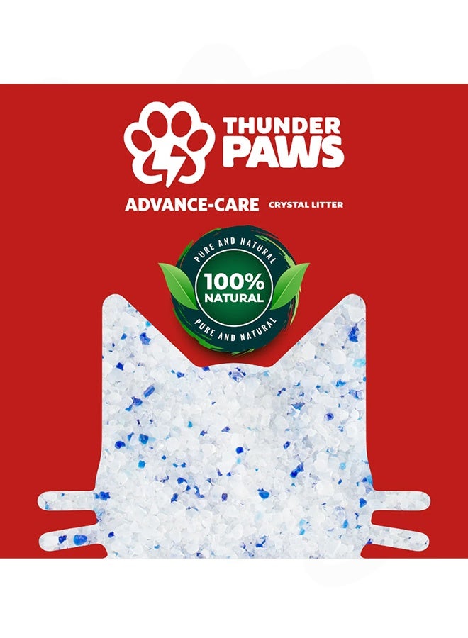Thunder Paws Advance Care Non Clumping Crystal Cat Litter - 5L - Image 3