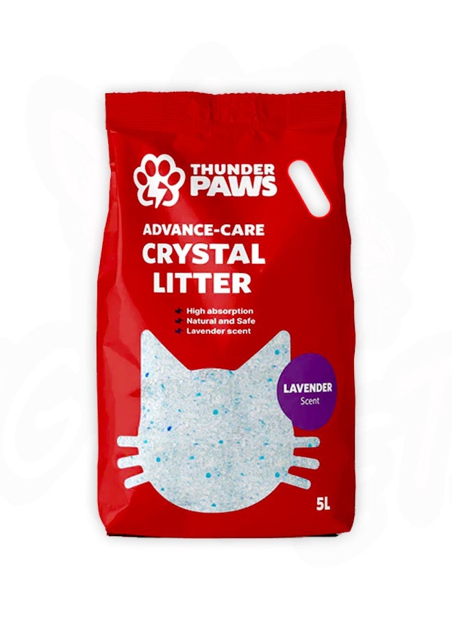 Thunder Paws Advance Care Non Clumping Crystal Cat Litter - 5L - Image 1