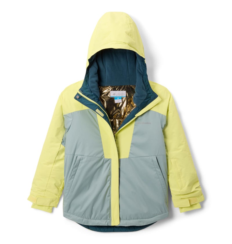 Columbia Youth Mighty Mogul III Jacket Crushed BlueNeon Light Medium - Image 2