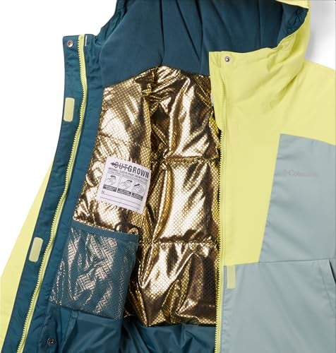 Columbia Youth Mighty Mogul III Jacket Crushed BlueNeon Light Medium - Image 3
