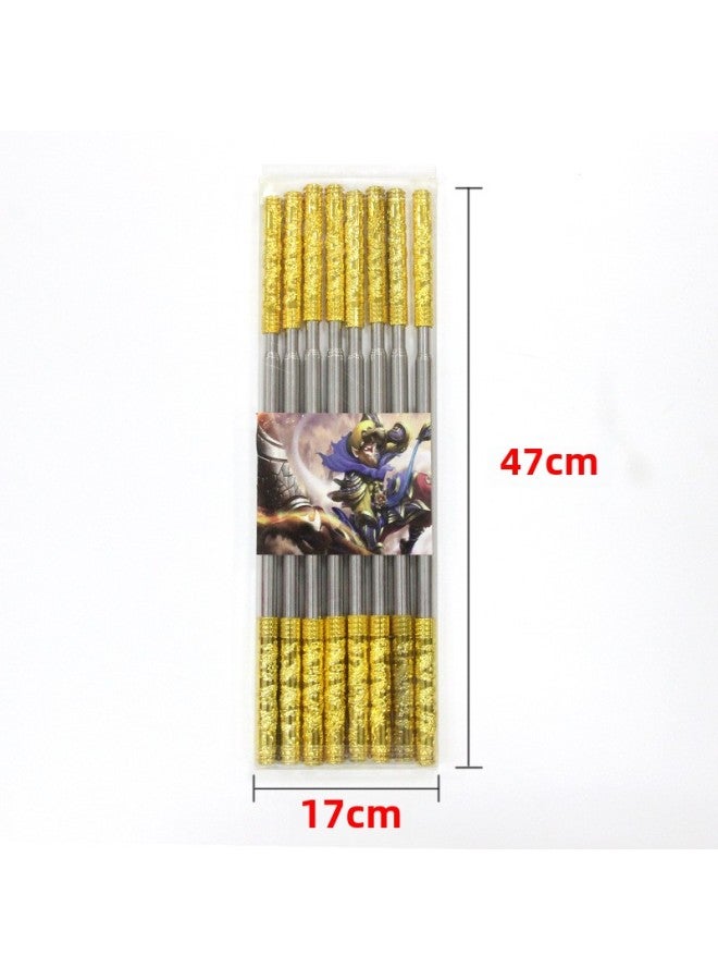 Four Section Stainless Steel Gold Cudgel Boxed Telescopic Mini Gold Cudgel Toy Monkey King Gold Cudgel-Specifications:96cm Four-section Telescopic Gold Hoop (8 Pieces) (2.65 Yuan Per Piece)  - Image 2