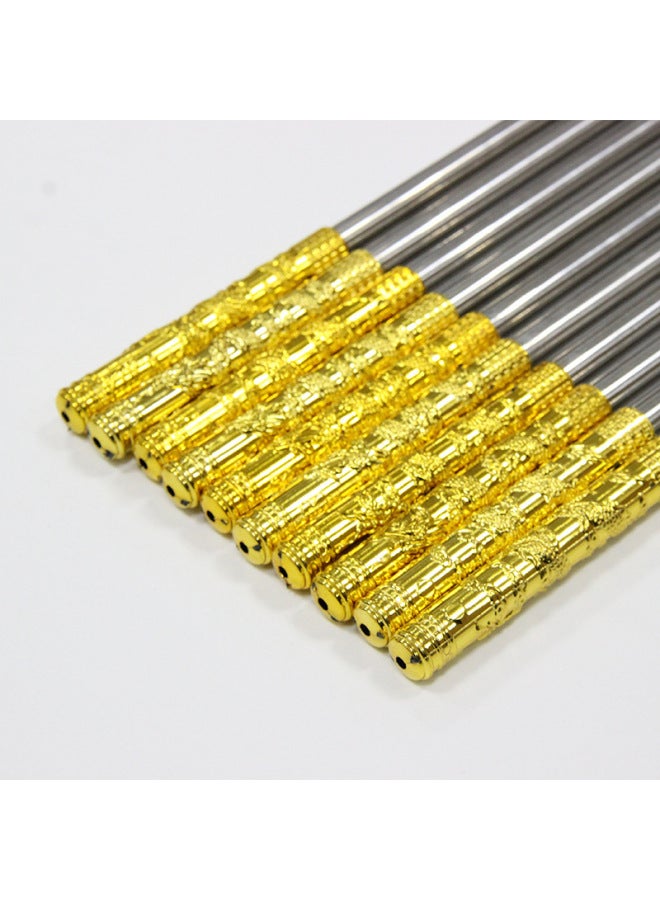 Four Section Stainless Steel Gold Cudgel Boxed Telescopic Mini Gold Cudgel Toy Monkey King Gold Cudgel-Specifications:96cm Four-section Telescopic Gold Hoop (8 Pieces) (2.65 Yuan Per Piece)  - Image 4
