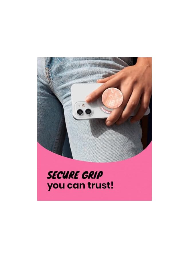 Green Tiger Magnetic Collapsible Phone Grip Stand Holder, Cute Natural Seashell Design Round Shape Collapsible Mobile Phone Grip Stand Holder for Smartphone Tablet Cell Phone Accessory (Blue Green) - Image 5