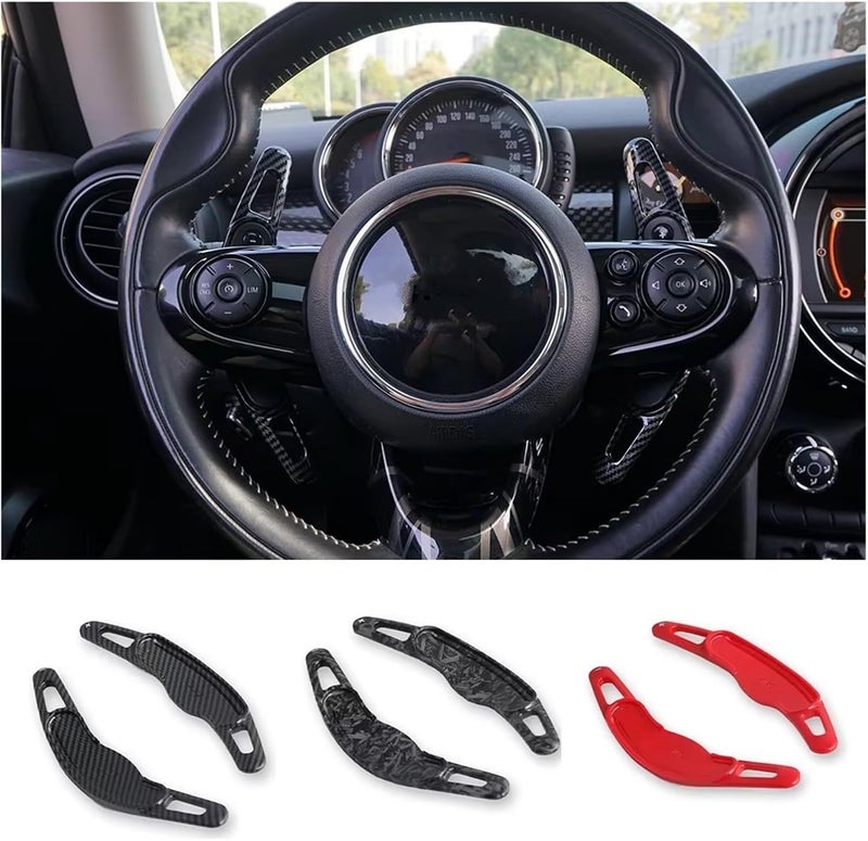 لطرازات ميني (Mini)، كوبر (Cooper)، إس (S)، جي سي دبليو (Jcw)، طرازات F54، F55، F56، F57، F60، بالإضافة إلى طرازات كانتريمان (Countryman) وكلوبمان (Clubman): أغطية لوحات تغيير التروس في عجلة القيادة، وملحقات إضافية. - Image 2