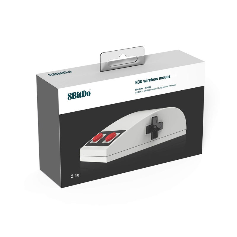 8Bitdo N30 2.4Ghz Wireless Mouse for PC Windows and macOS - Image 5
