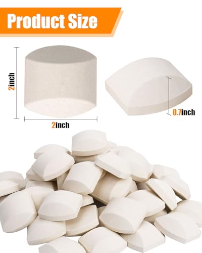 GasSaf Gas Grill Ceramic briquettes Replacement for 06000Y, NEXGRILL, Select Turbo Gas Grill Models (50 PCS) - Image 2