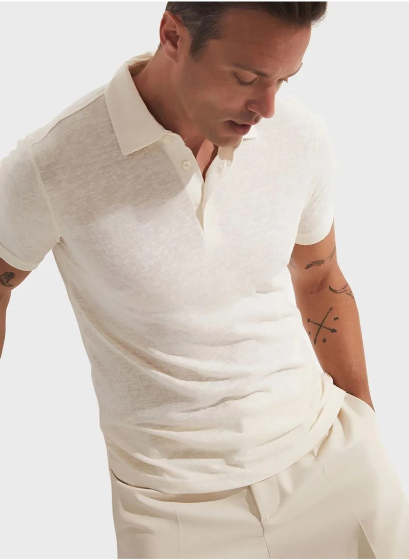 جون Essential Polo Shirt