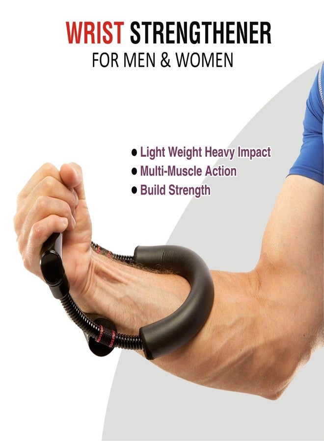 Kitsaws Sports Wrist Forearm Strengthener| Adjustable Resistance Grip Trainer| For Hands, Wrists, Arm Workouts Improves Grip Strength| + Free Skipping Rope - Image 4
