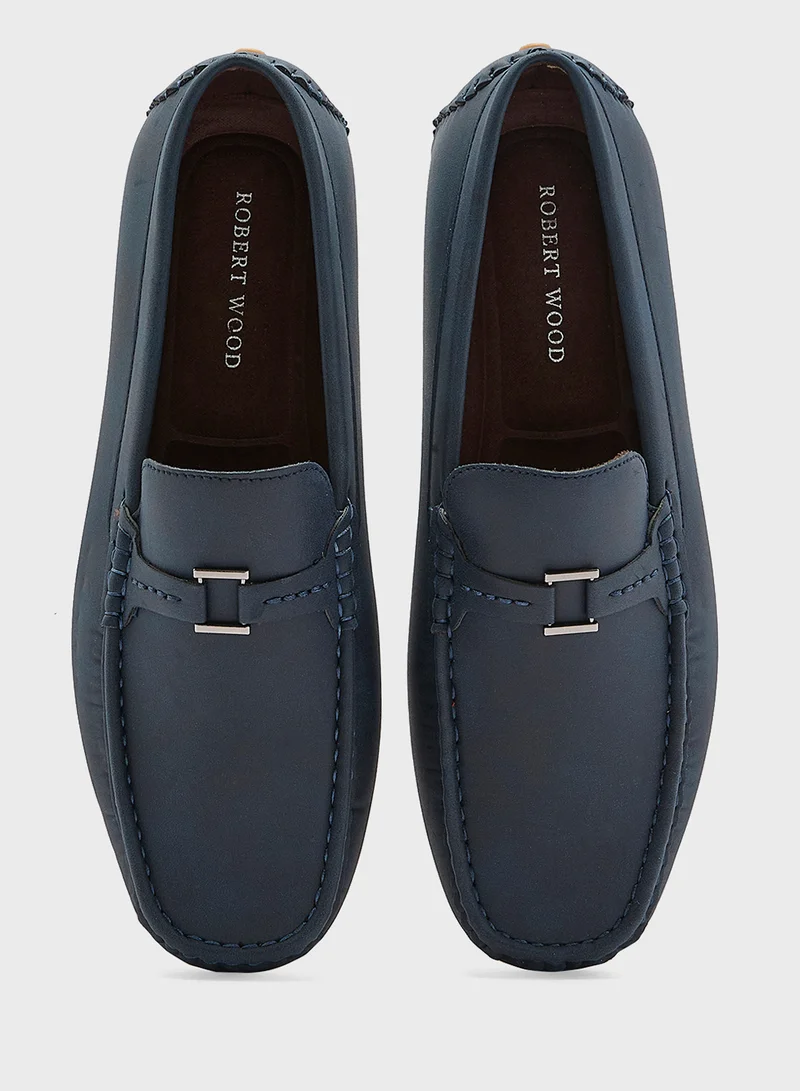 Robert Wood Nubuck Casual Loafers
