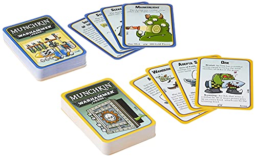 Steve Jackson Games Munchkin Warhammer 40,000: Faith and Firepower Card Game (Expansion) | 112 Cards | Family Game | Fantasy Adventure RPG | Ages 10+ | 3-6 Players | Avg Play Time 120 Min - Image 3