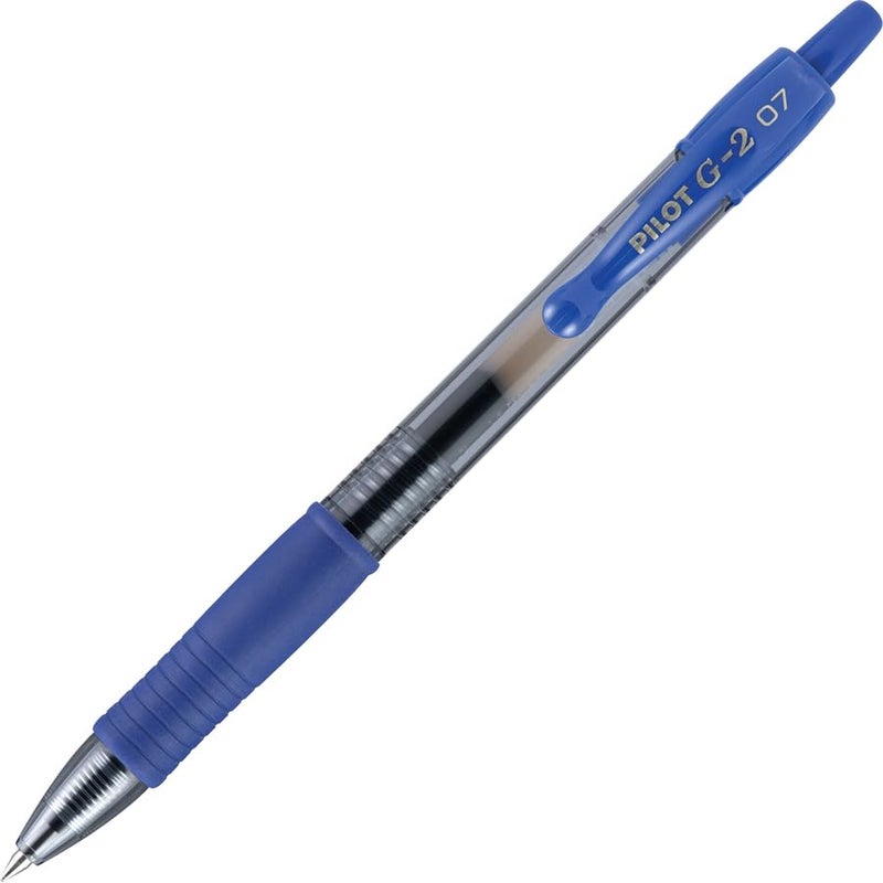 Pilot G2 Premium Gel Pen Convenience Pack, Retractable, Fine 0.7 Mm, Blue Ink, Blue Barrel, 36/pack - Image 4