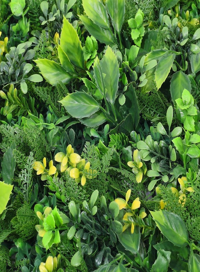 Boshen Artifical Grass Wall Backdrop 6PCS 10"x10" Boxwood Panels Grass Boxwood Hedge Wall Panels Greenery UV Protected Artificial Grass Wall Decor for Party Wedding Backyard Indoor Outdoor - Image 5