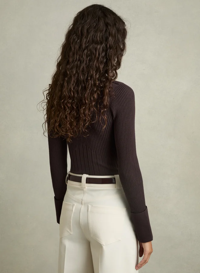 REISS Mock Neck Jumper