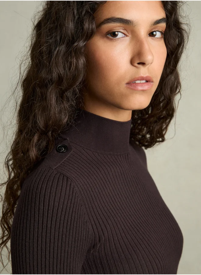 ريس Mock Neck Jumper