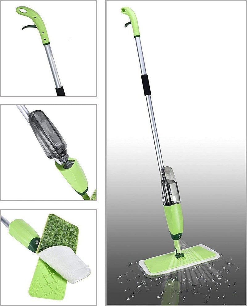 N M Z ABS Plastic and Aluminum Healthy Spray Mop for Floor Cleaning 1 PcMulticolor - Image 4