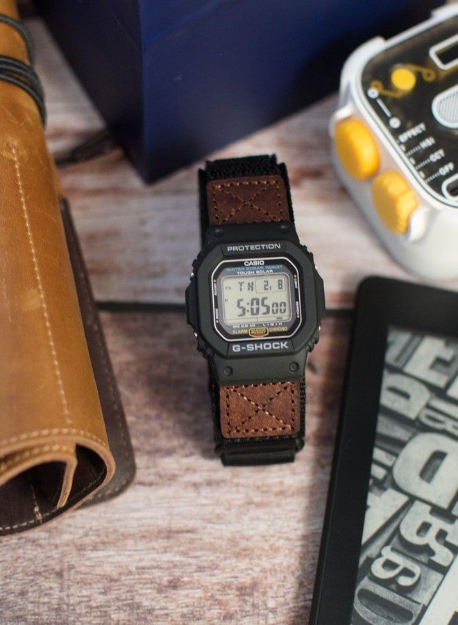 DAVILANE Replacement Watch Band Strap for Casio Mens G-Shock GD-120/GD-350/GA-100/GA-110/GB-5600,Upgraded Three Buckles 16mm Nylon Watch Band（Package Included: 2 X Casio Watch Bands） - Image 5