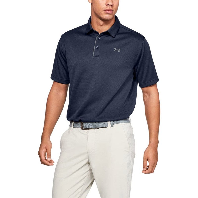 Under Armour Men's UA Tech Polo MD Navy - Image 2