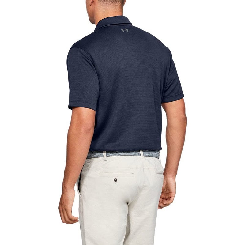 Under Armour Men's UA Tech Polo MD Navy - Image 4