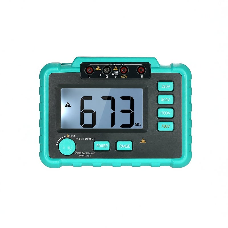 WinsPEAK VC60B+ LCD Digital Insulation Resistance Tester Megohm Meter Megohmmeter DC250V/500V/1000V AC750V - Image 4