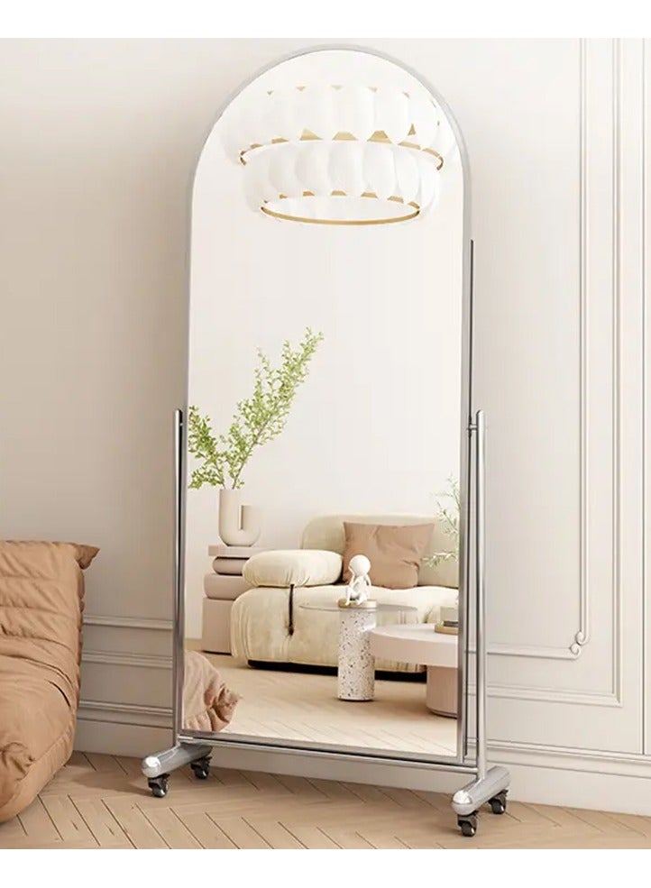 DubaiGallery Arched Full Length Mirror Floor Mirror with Stand Full Body Mirror Arched Mirror Wall Mounted Mirror for Bedroom Living Room  - Image 1