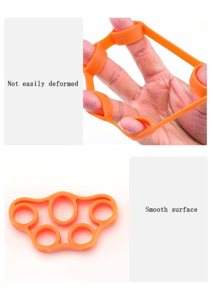 3 Pieces Silicone Five Finger Strength Trainers - Image 5