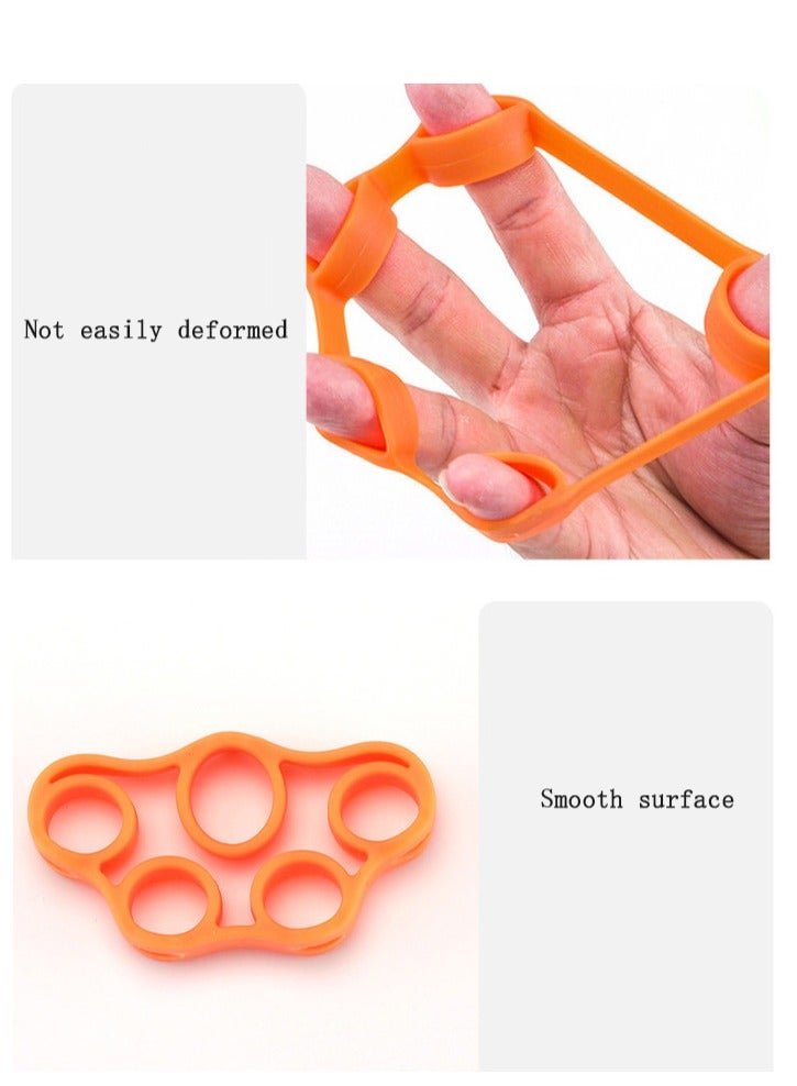 3 Pieces Silicone Five Finger Strength Trainers - Image 2