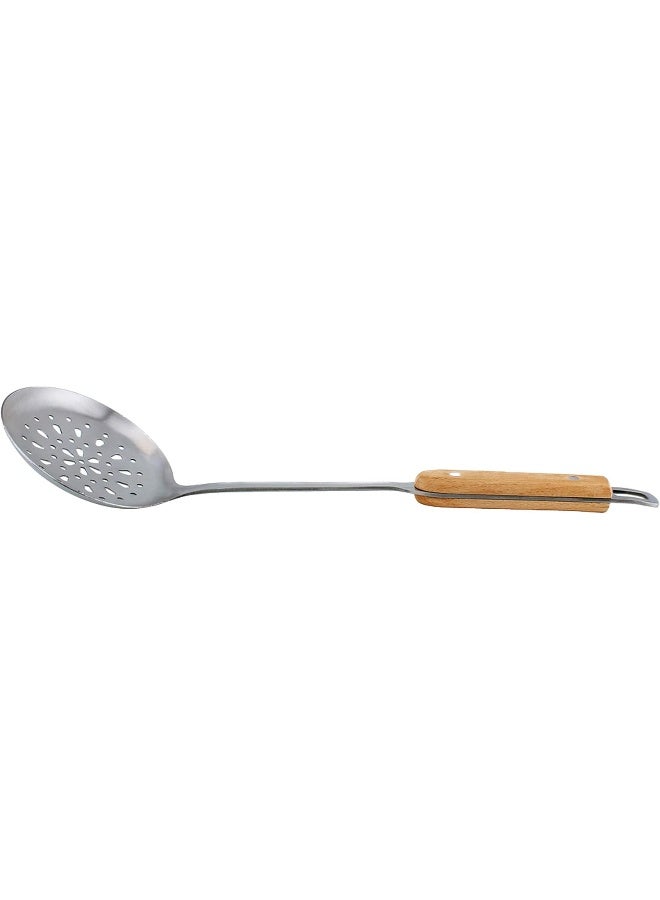 Berger Stainless Steel Skimmer With Wooden Handle Sa036  - Image 4