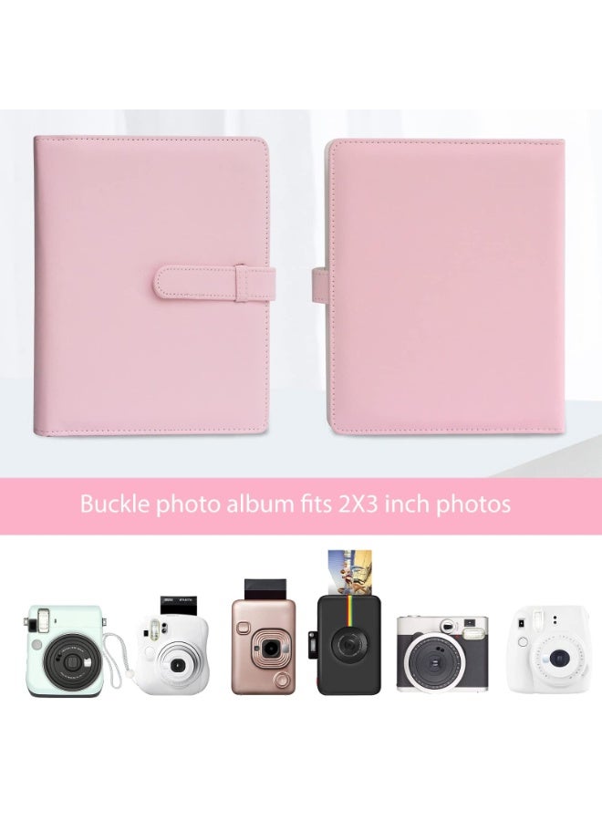 YelaJoy 256-Pocket Photo Album for Fujifilm Instax Mini – Holds 256 Photos, Compatible with Instax Mini 12/11/40/70/EVO/LiPlay & Polaroid Snap/PIC-300, Acid-Free Pages, Pink - Image 4