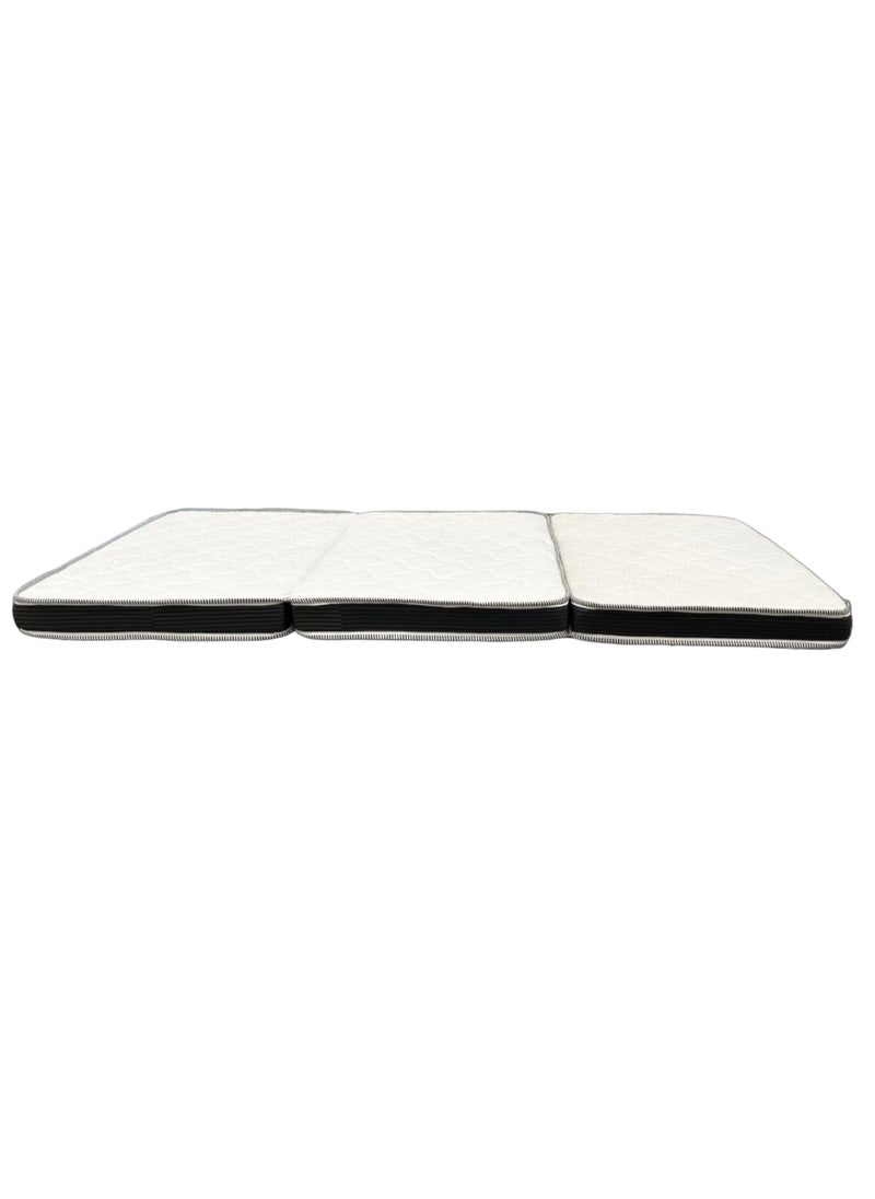 R2R FURNITURE OXVIA Tri Folding Mattress 12cm thick, Guest Mattress (110 x 190) with Special Memory Foam  - Image 1