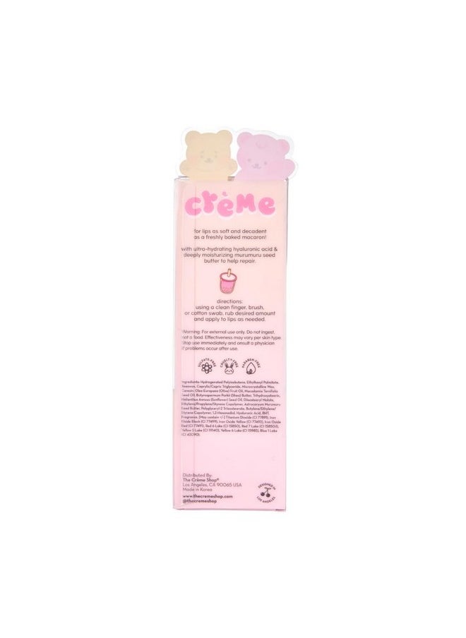 The Creme Shop Boba Bears Moisturizing Macaron Lip Balm Duo Korean Lip Balm With Hyaluronic Acid And Murumuru Butter Stocking Stuffers (Pack Of 2)  - Image 2