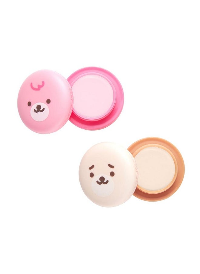 The Creme Shop Boba Bears Moisturizing Macaron Lip Balm Duo Korean Lip Balm With Hyaluronic Acid And Murumuru Butter Stocking Stuffers (Pack Of 2)  - Image 4