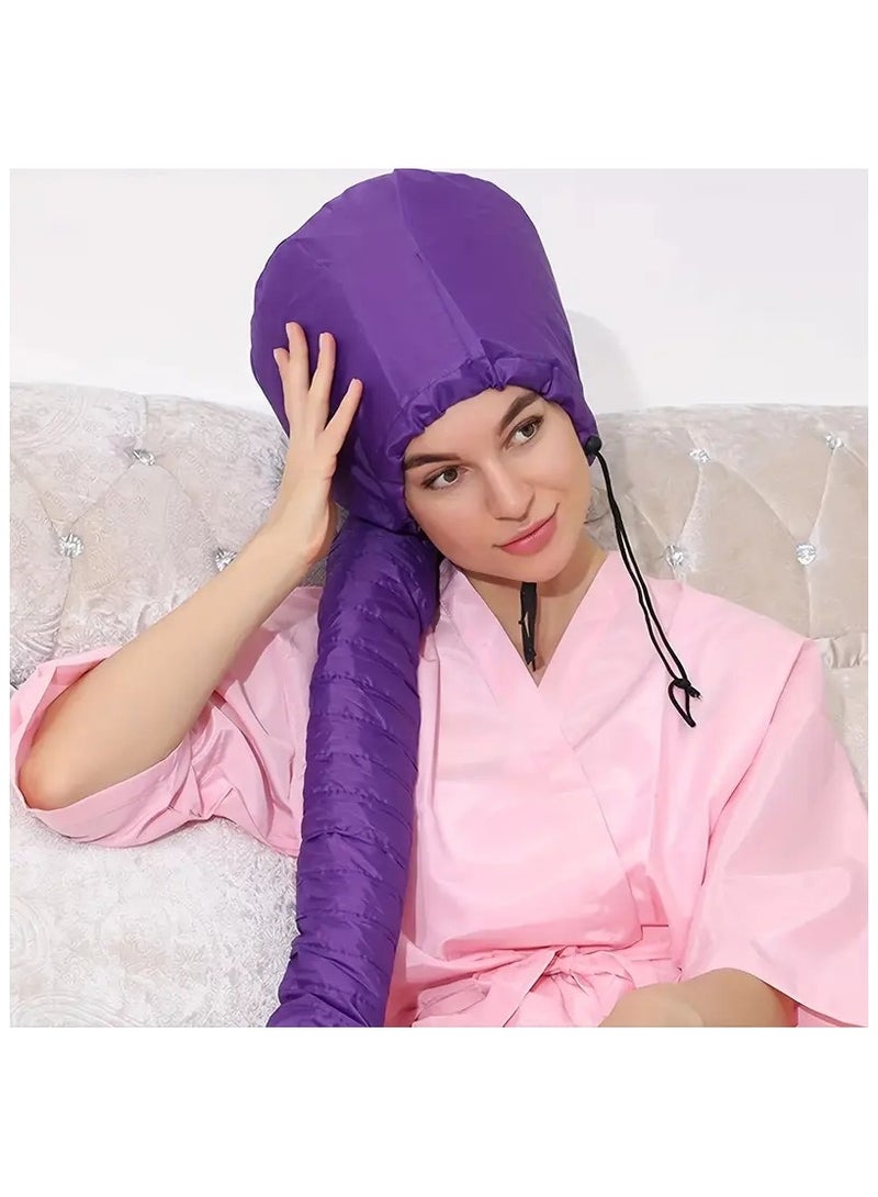 LANGMANNI Portable Hair Dryer Attachment In Multiple Colors, Suitable For Hair Styling, Dyeing, Hair Care, Etc. - Black, Purple, Silvery - Image 4