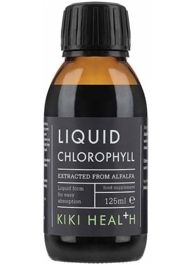 Liquid Chlorophyll Extract From Alfalfa Pure Extract Of Alfalfa Plant No Preservatives 125Ml