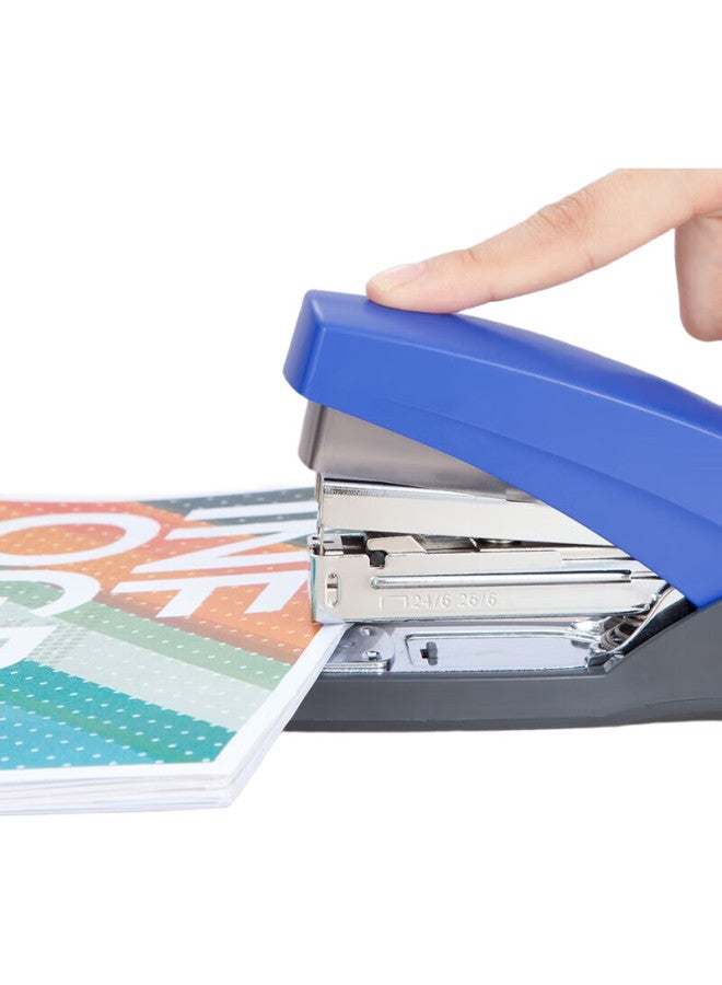 COMIX C Ix Low-force Stapler, Office Supplies, Low-force Structural Pop-up Stapler With Staple Channel, Black Eb3019 - Image 2