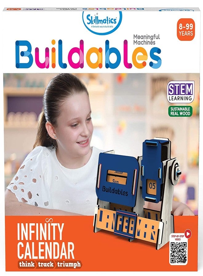 سكيلماتيكس لعبة بناء Skillmatics STEM: تقويم إنفينيتي القابل للبناء | هدايا للأعمار من 8 سنوات فما فوق | مجموعة أنشطة تعليمية وبنائية - Image 1
