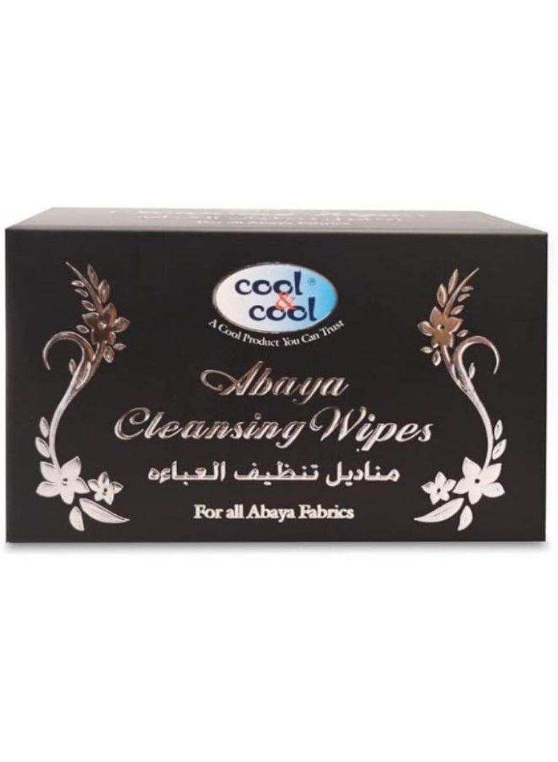 Cool & Cool Abaya Cleansing Wipes 12's