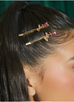 FOREVER 21 Wicked Rose Bobby Pins Set  - Image 4
