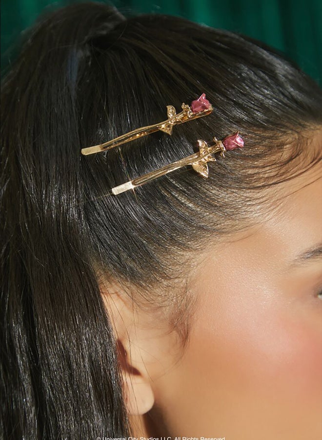 FOREVER 21 Wicked Rose Bobby Pins Set  - Image 4
