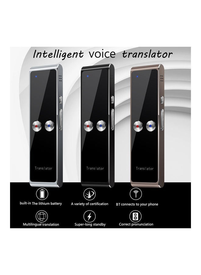 NIBEMINENT T8 Voice Translator Black  - Image 2