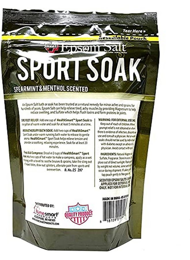 HEALTH SMART - Natural Epsom Salt (Spearmint & Menthol Sports Soak) - Image 1