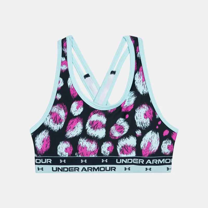UNDER ARMOUR Kids' Crossback Printed Sports Bra