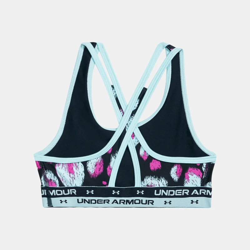 UNDER ARMOUR Kids' Crossback Printed Sports Bra