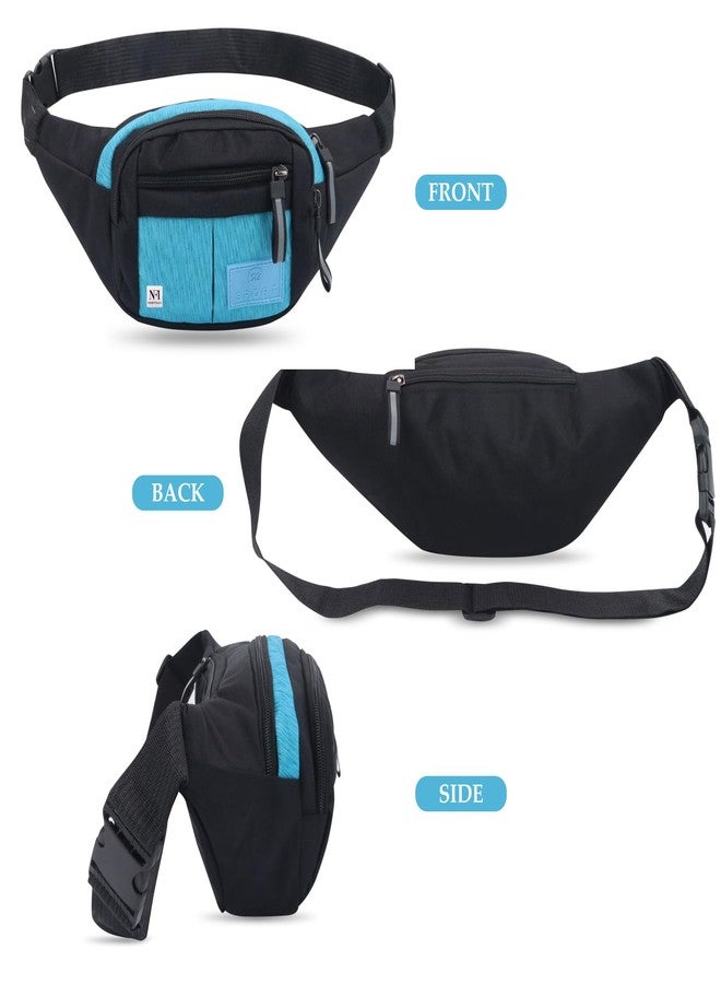 NFI essentials Waist Chest Bag for Men Women Belt Sling Pouch Crossbody Unisex Crossover Fanny Pack One Side Travel Hiking Zip Bag Multipurpose Adjustable Strap Shoulder Running Money Phone Bag - Image 2