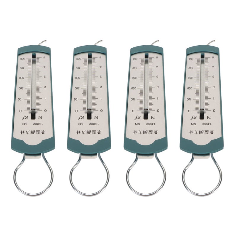 4pcs Spring Dynamometer 5N Accurate Portable Bar Force Meter for Physics Mechanical Experiment - Image 1