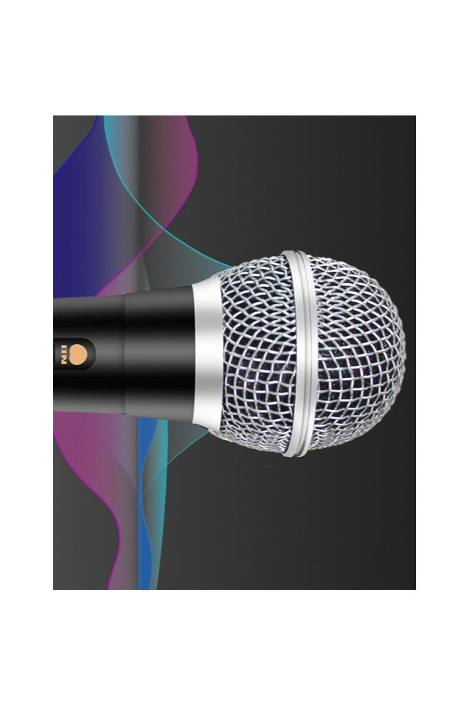 الميكروفون المثبت، القلب الديناميكي، تقليل الضوضاء بكفاءة، البناء القوي، رأس القطن الممتص للصوت، مثالي للمرحلة والاستوديو - Image 3