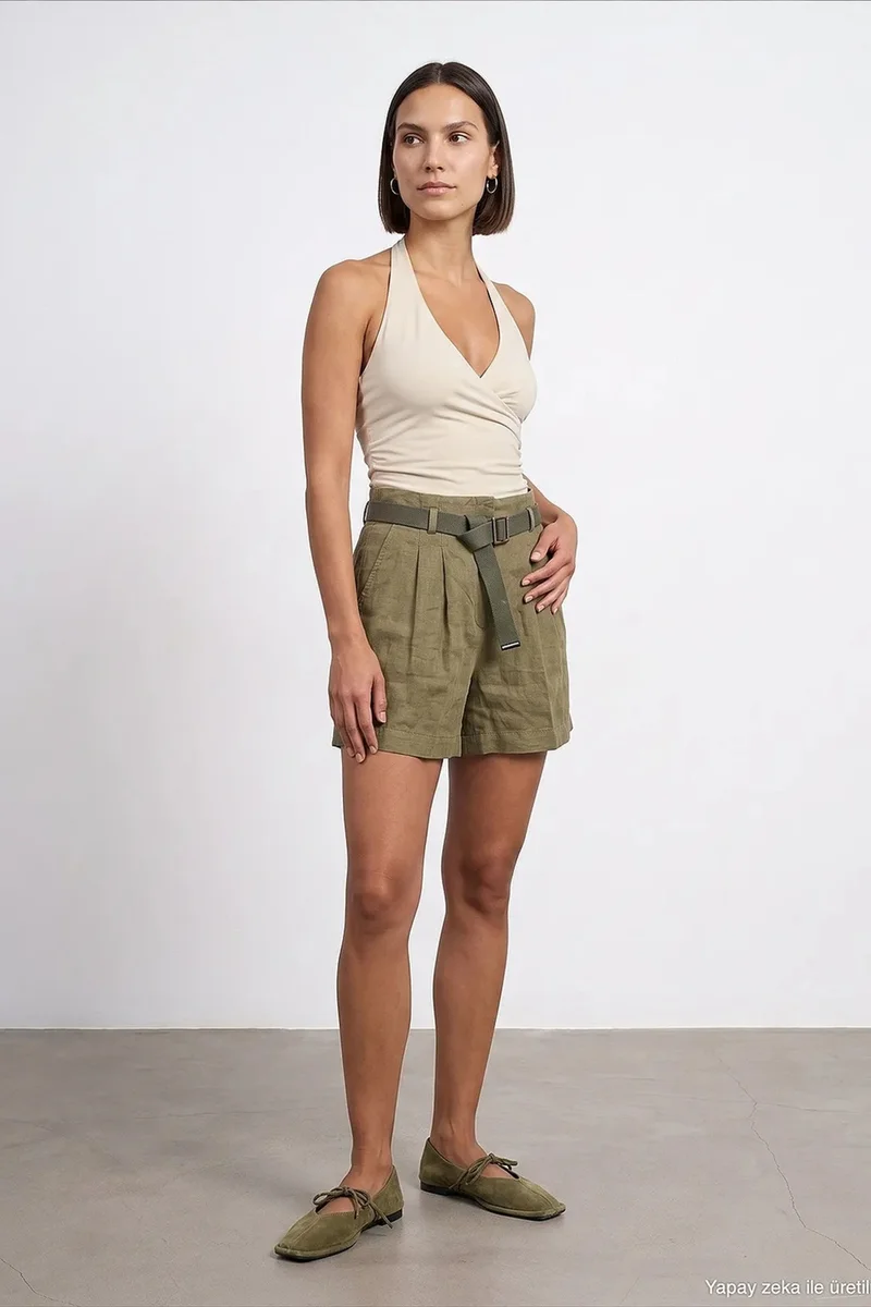 Dilvin Cream Natural DILVIN Nylon Elastane Blouse for Women | Best Price UAE